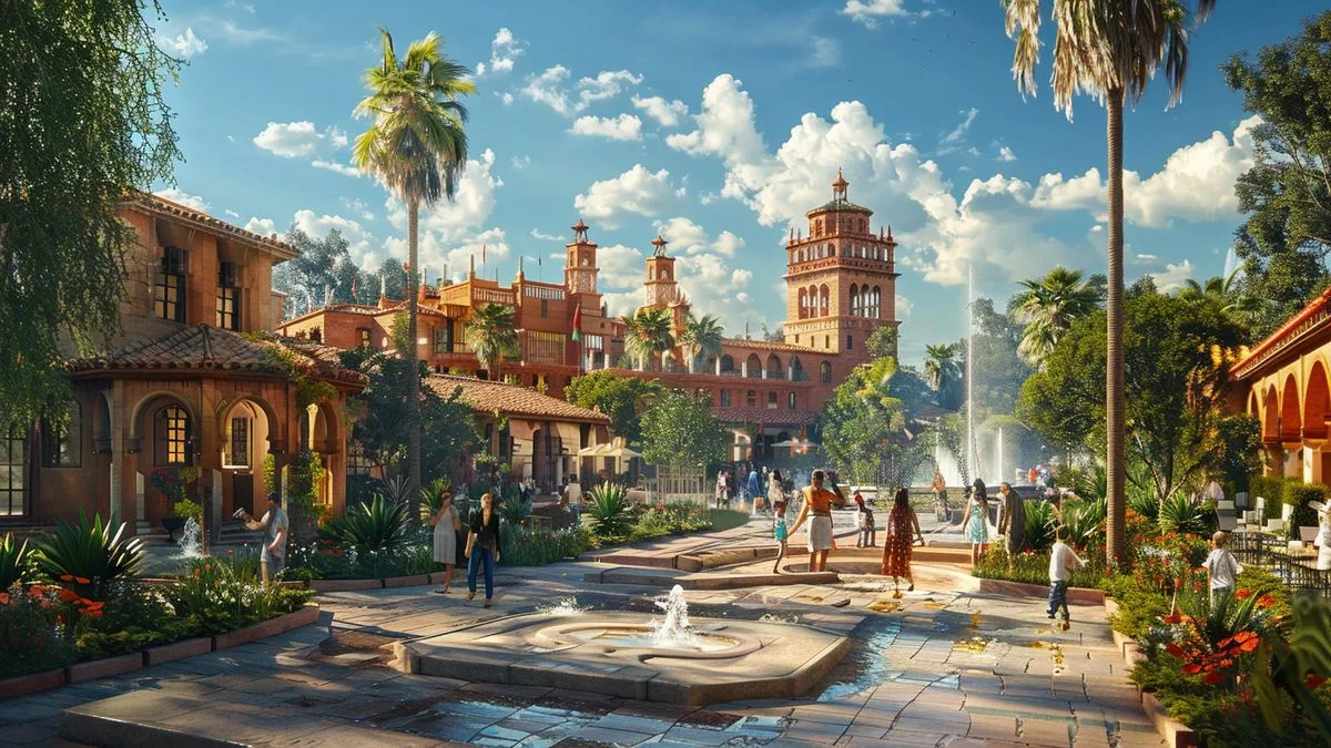 Familias disfrutando de eventos al aire libre en el nuevo Alcázar.