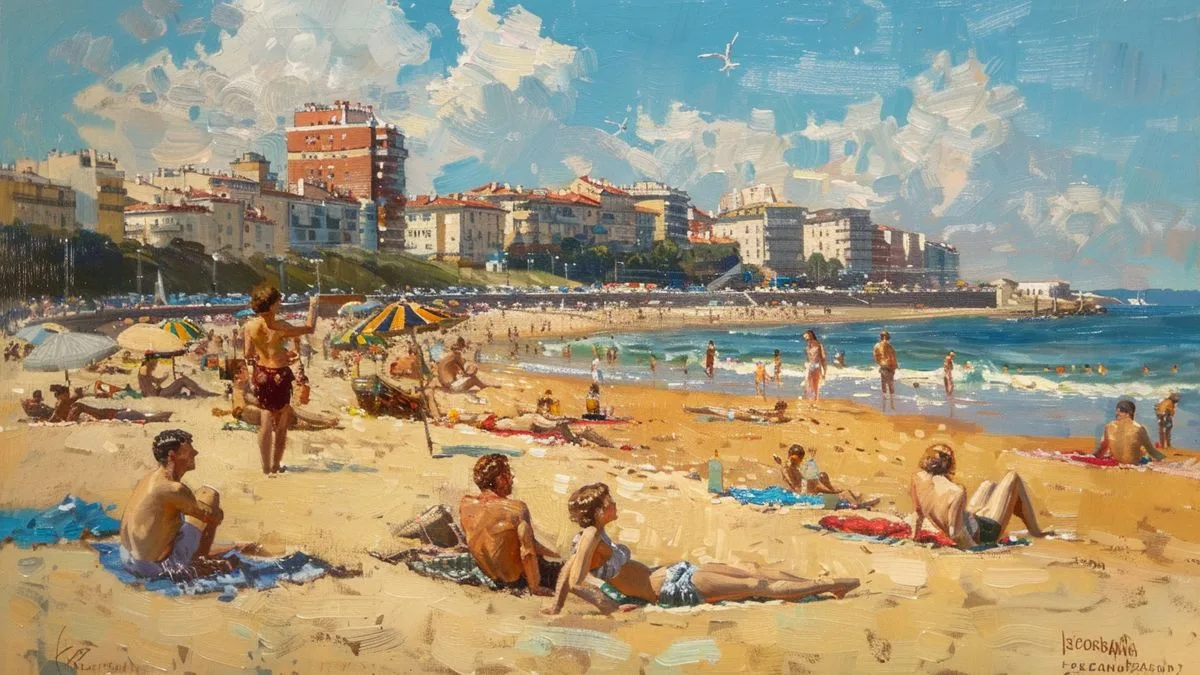Strand der Sables d'Or: Das pulsierende Herz von Anglet
