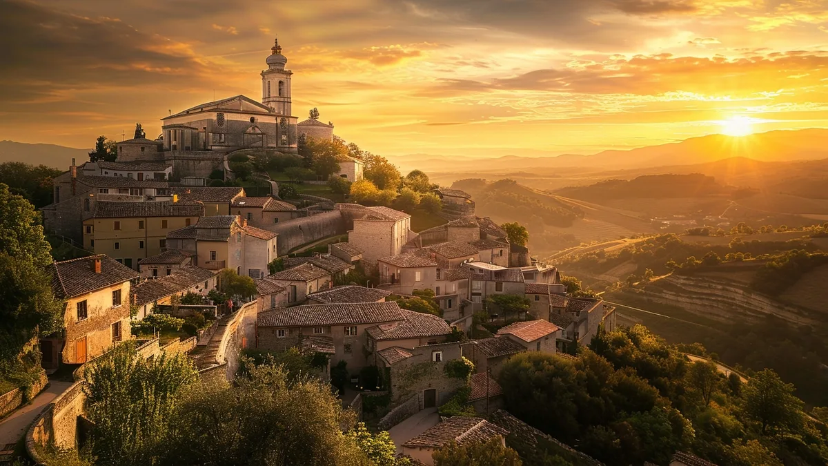 Discovery of Montfuron in Provence The architectural and historical richness
