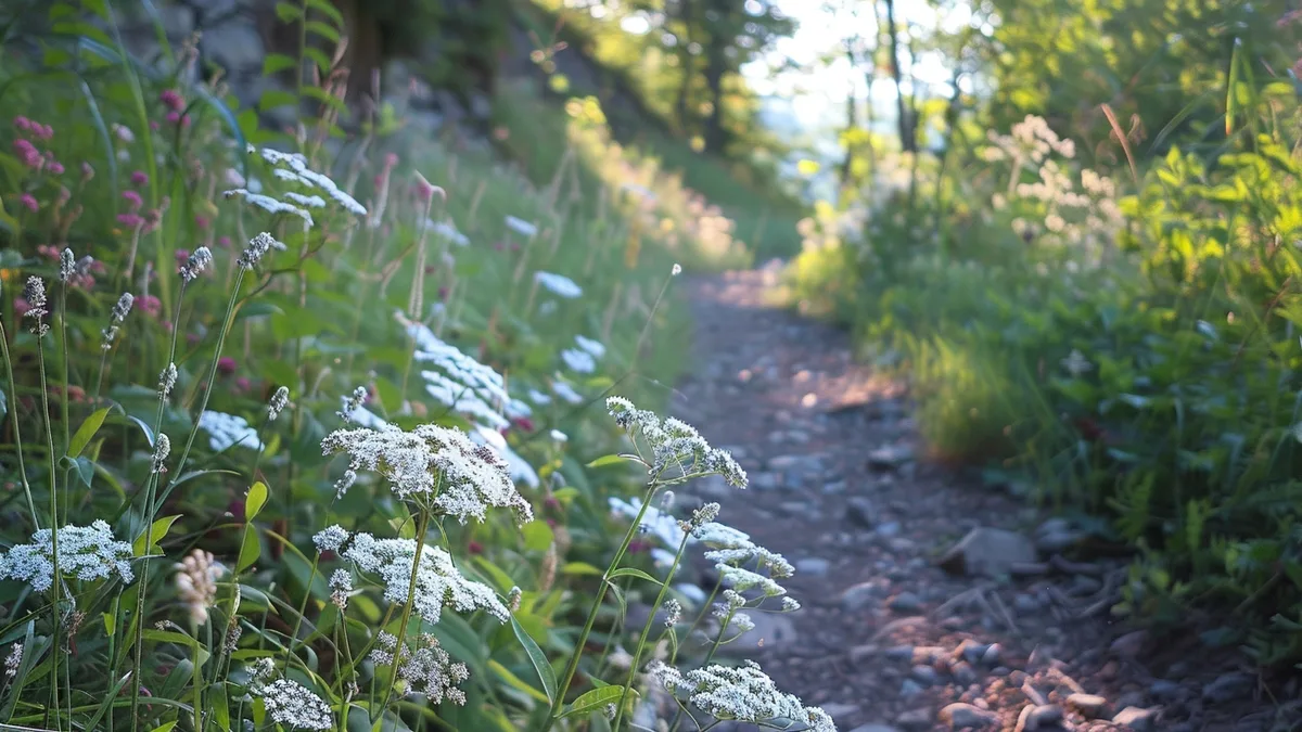 An ideal setting for hikers