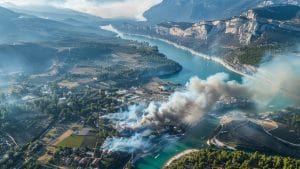 Sisteron : intervention des pompiers face à un incendie dans un local électrique en Haute-Provence