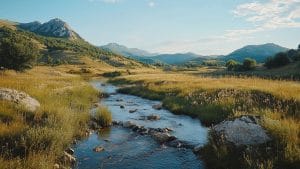 Randonnée en boucle dans les montagnes de Pélegrine (1355 m) et Boudeichard (1321 m) à travers la vallée pittoresque du Jabron