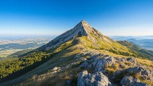 Sommet majestueux de Boudeichard : une élévation de 1321 mètres