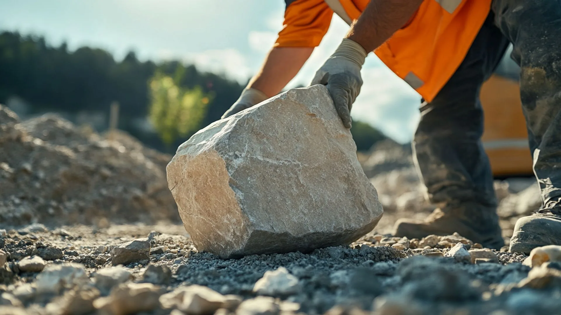 Laying of the first stone of the future rescue center in Sisteron